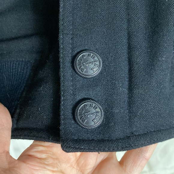 REDUCED🌺Vtg Paul & Shark 100% wool dark blue/black men’s bomber jacket! XXL - Picture 7 of 17